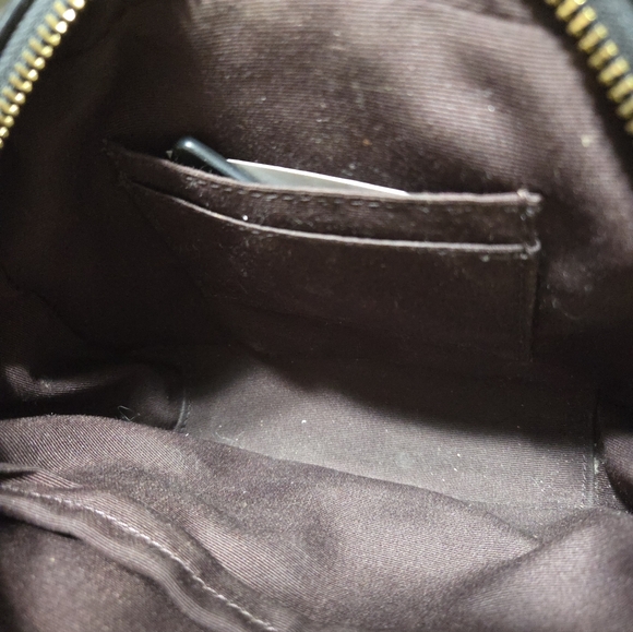 Coach Embossed Black Crossbody Bag - Picture 4 of 5